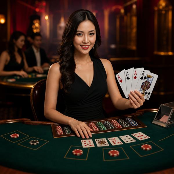 Live Blackjack casino game